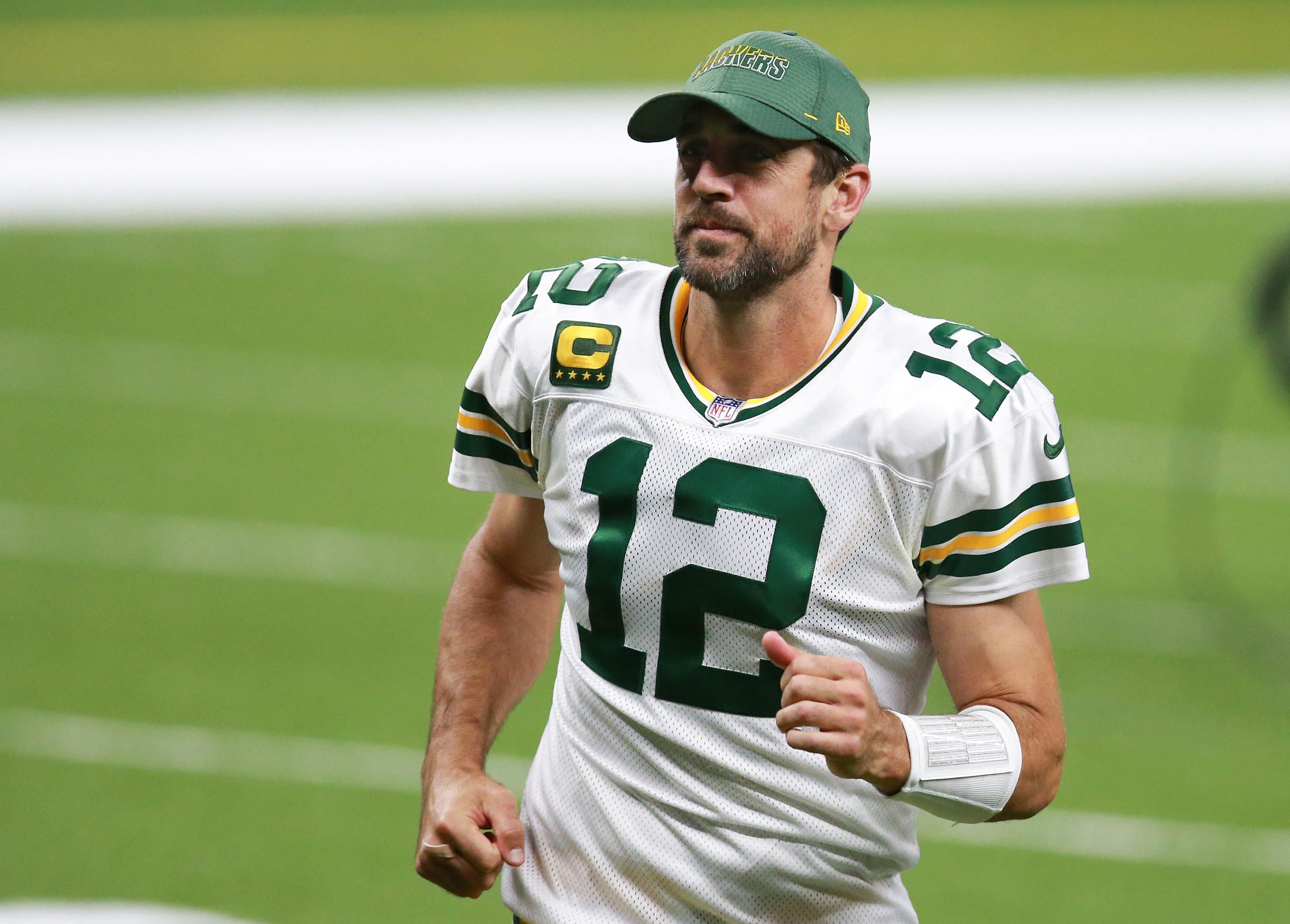 Aaron Rodgers of the Green Bay Packers
