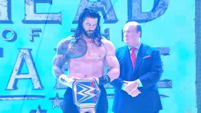 Roman Reigns and manager Paul Heyman