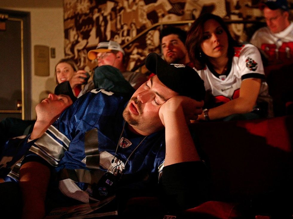 Sleeping NFL Fans