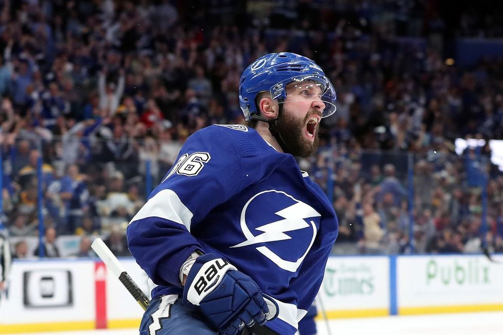 Tampa Bay right wing Nikita Kucherov