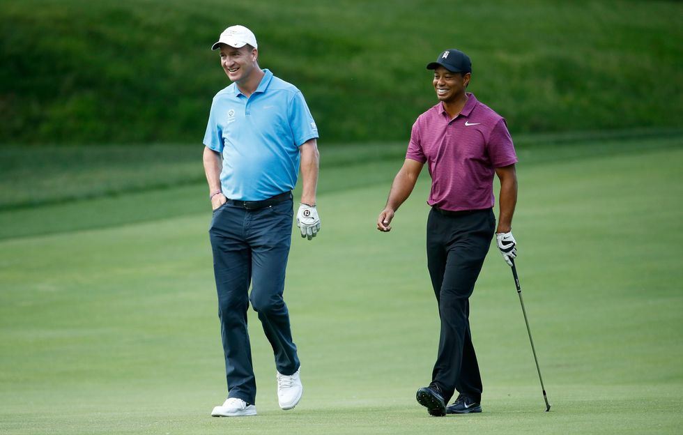 Tiger Woods and Peyton Manning