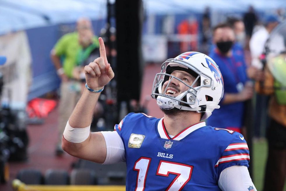 Josh Allen Quarterback of the Buffalo Bills