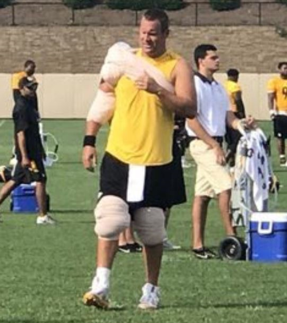 Ben Roethlisberger, feeling great, leaves the practice field three years ago.