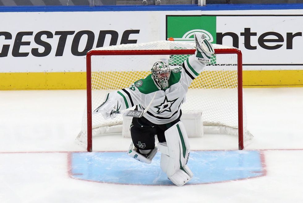 Dallas Stars goaltender Anton Khudobin